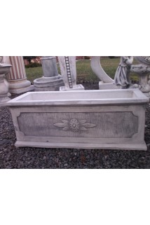 donica prostokątna z kwiatem