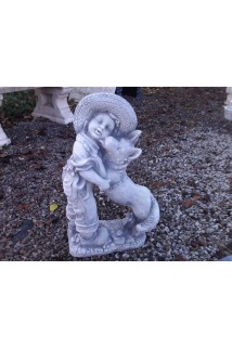 dziwczynka z pieskiem